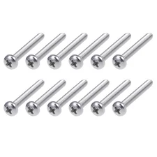 Machine Screws (M4x30mm) 20Pcs, Phillips Cross Pan Bolts 304 Stainless Steel