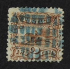 CKStamps: US Stamps Collection Scott#113 2c Pictorial Used Color Cancel