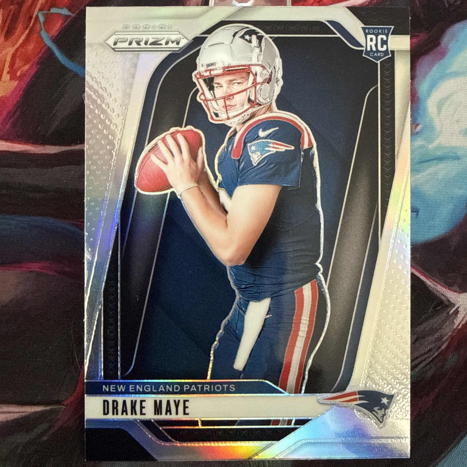 2024 Panini Prizm - Rookie Variations Drake Maye #12 Silver Prizm (RC)