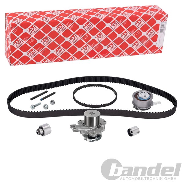 Febi Zahnriemensatz MIT Wasserpumpe Passend FüR Audi A1 A3 A4 A5 A6 Q2 Q3 Q5 TT-image