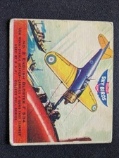 1941 Goudey Sky Birds # 2 English. Gloster F 534 (VG/EX)