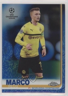 2018 Topps Chrome UEFA Champions League Blue Refractor /150 Marco Reus #63 05r1