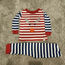 Gap Reindeer Stripe Pajamas Sz 18-24M