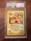 2001 Birthday Pikachu 24/53 Wotc Promo Holo  PSA 6