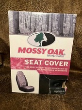1x Mossy Oak Seat Cover Brand Camo Fits Bucket Seatbuilt In Or Adj Headrests 1x Mossy Oak Seat Cover Brand Camo Fits Bucket Seatbuilt In Or Adj Headrests