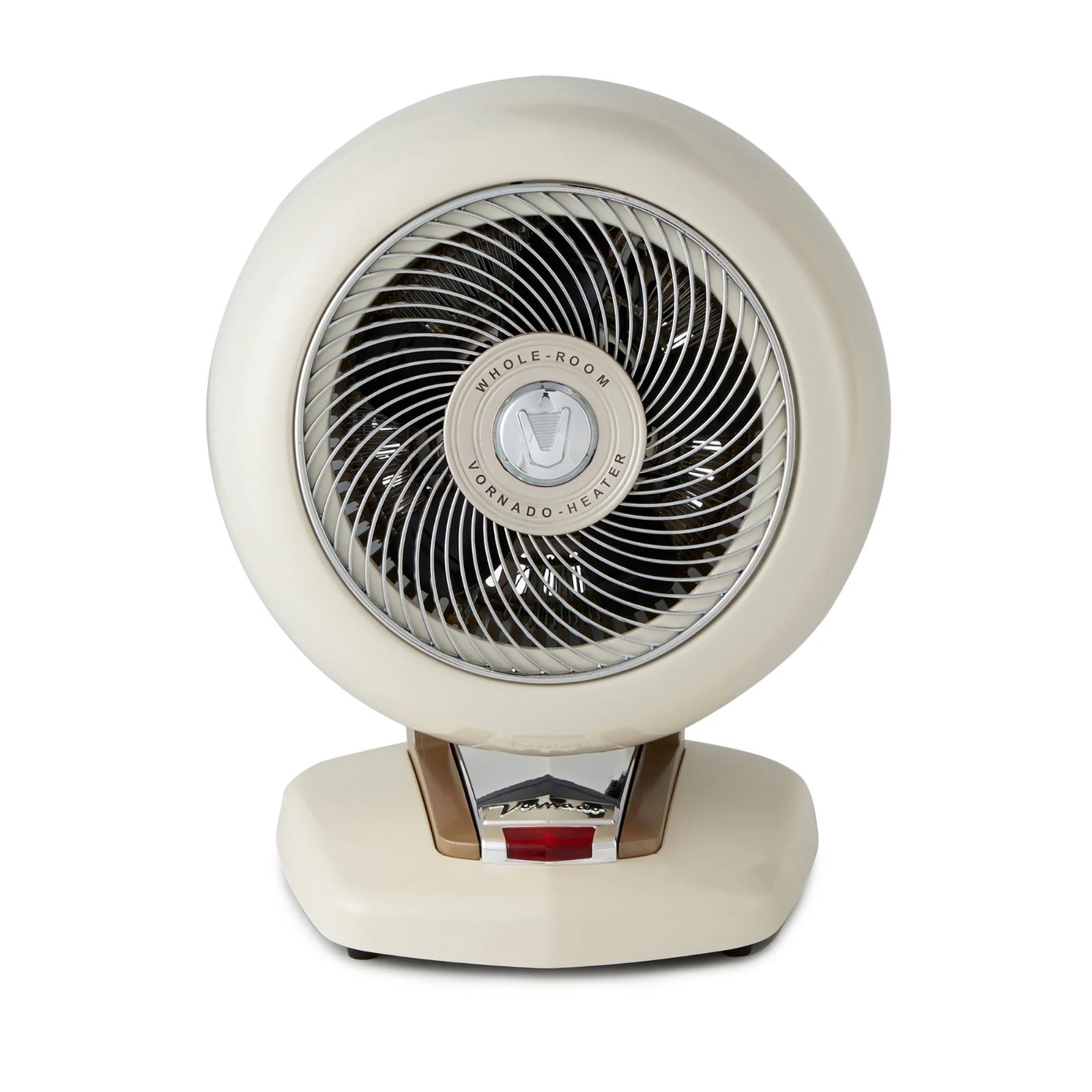 Vornado VHEAT Vintage Space Heater, Retro Metal Design, Vintage White