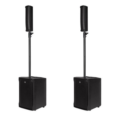 2x RCF EVOX J8 Aktives 2 Wege Tragbares Array Lautsprechersystem