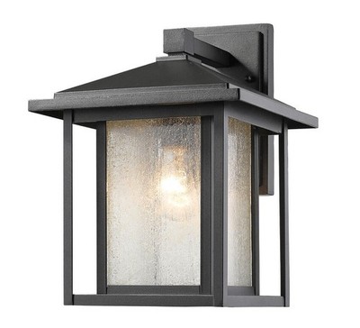 Z-Lite 554M-BK Outdoor Wall Light Aspen Collection (Black)
