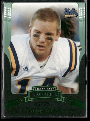 Drew Olson 2006 Press Pass Legends Emerald 9/25 #E45