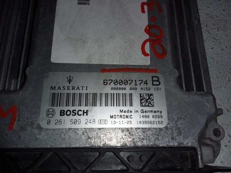 Maserati Ghibli 2014 Electronic control unit P/N 670007174