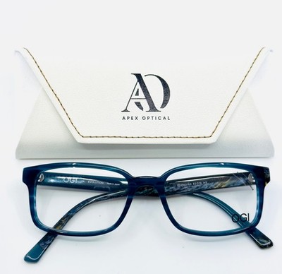 OGI EVOLUTION 9240/2160 Blue Unisex Square Full Rim Eyeglasses 53-19-145 B:36