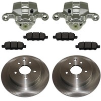 2 Bremssattel Hinten FüR Nissan X-Trail T30 T31 U 2 Bremsscheibe U Bremsbelag