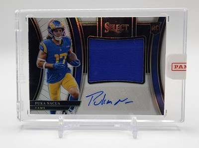 2023 Panini Select White PUKA NACUA RPA RC Patch Auto Rams #JRS-PNA /75