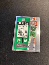 2020-21 Panini Contenders Optic - Season Ticket Jayson Tatum #87 Boston Celtics