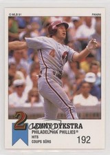 1991 Panini Top 15 Album Stickers Lenny Dykstra #26 05v0