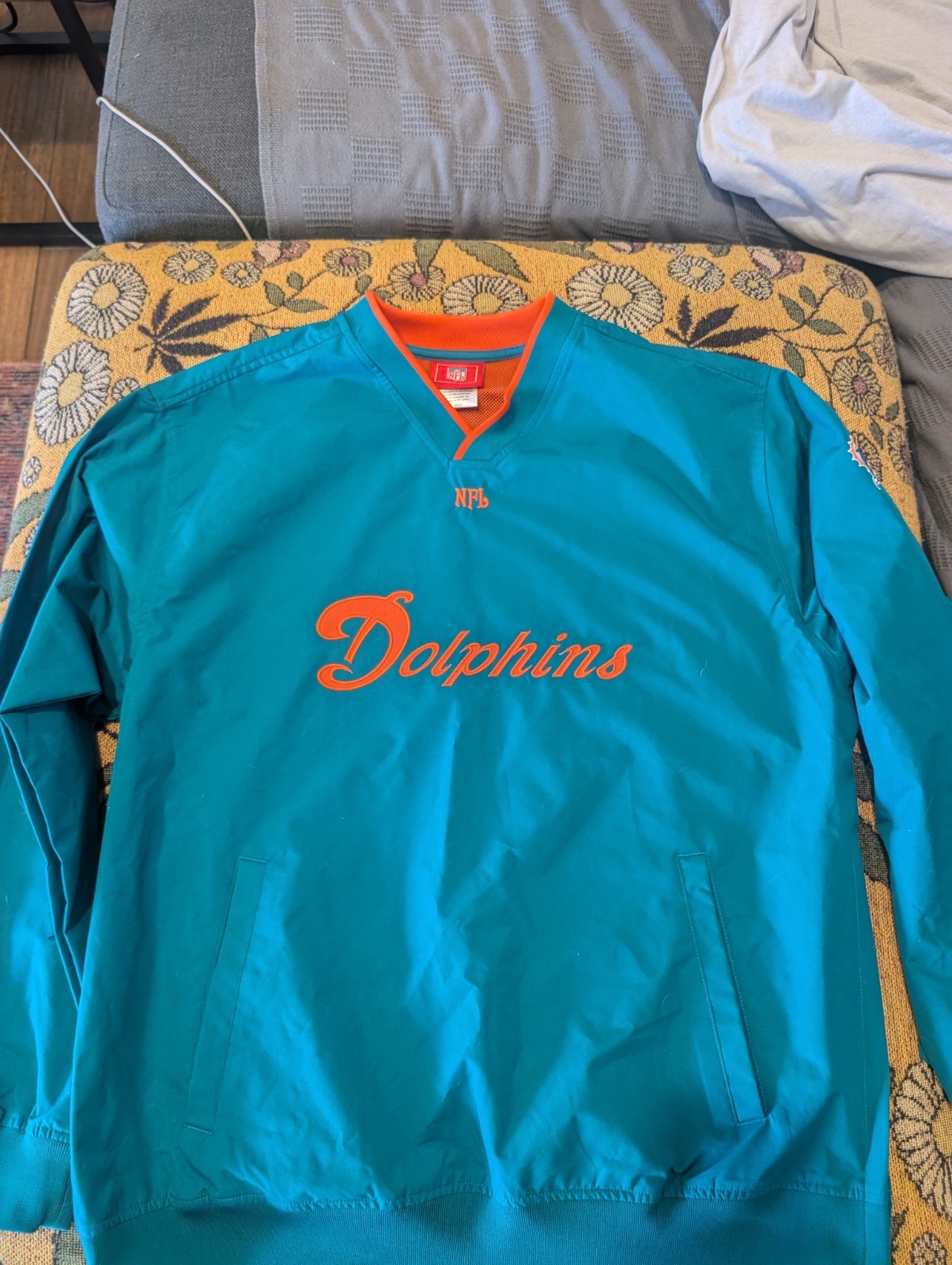 Miami Dolphins Starter Style Pullover Windbreaker Jacket