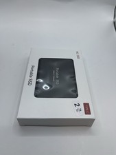 2TB Portable SSD Hard Drive Enclosure/ New /