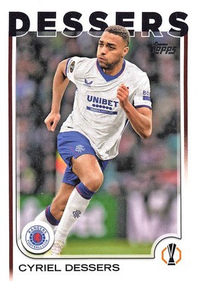 Cyriel Dessers Rangers F.C. 2024/25 Topps UCC Flagship #80
