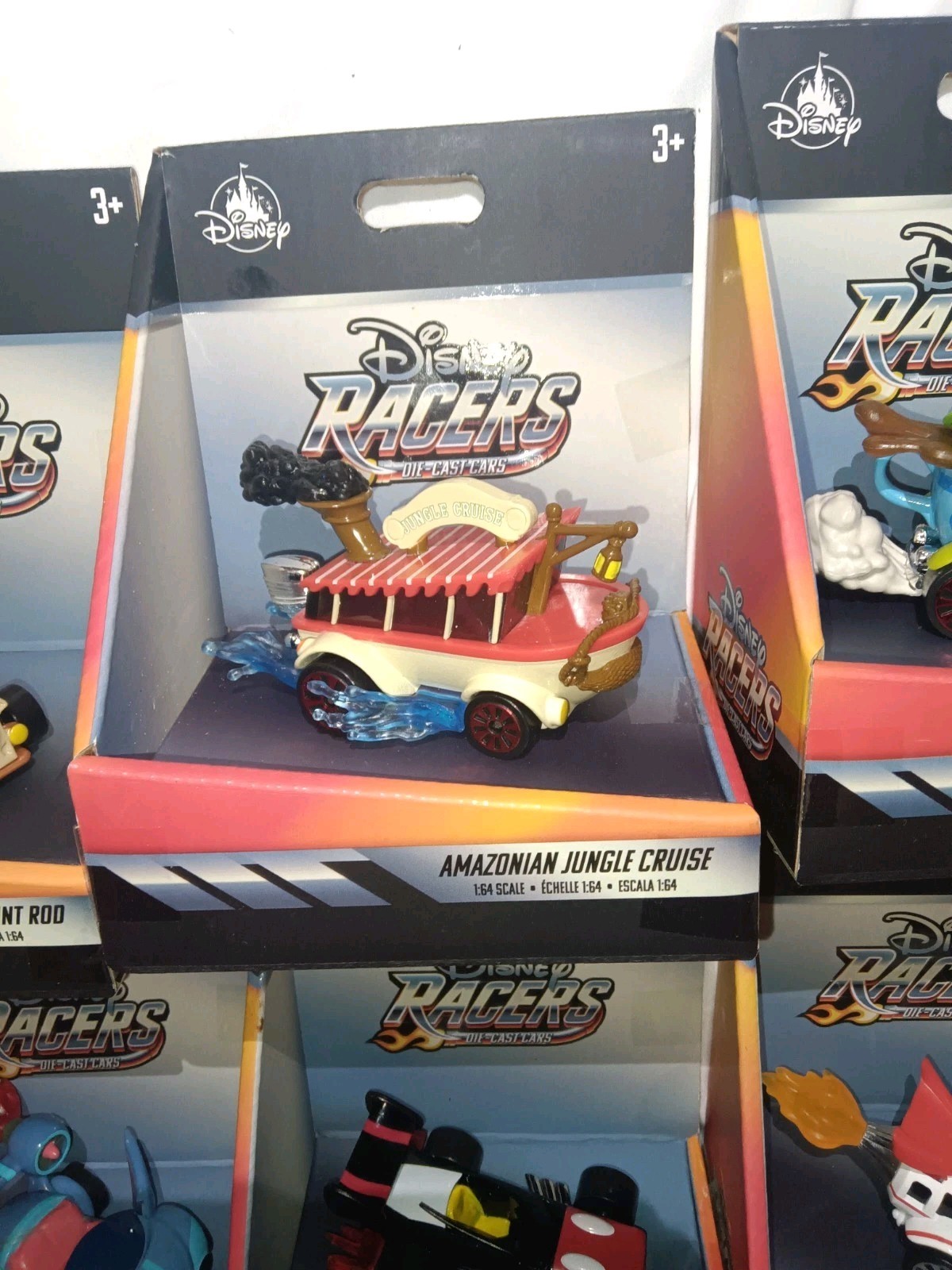Disney Parks 2025 WDW Disney Racers Die Cast Cars Set Of 8 New