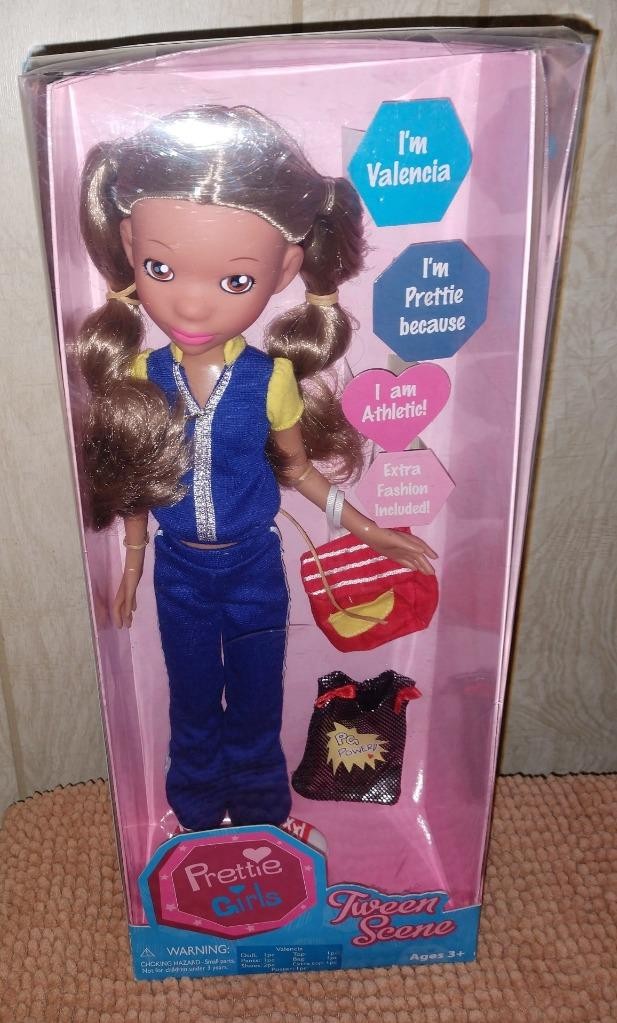 Prettie Girls Tween Scene VALENCIA 14" Doll  New