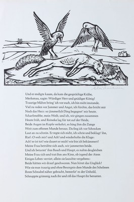 Anneliese Reichmann - Reineke Fuchs original woodcut