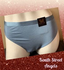 WACOAL  PROVINCIAL BLUE  TAILORED FINISH MODAL HI-CUT BRIEF PANTIES  SIZE XL