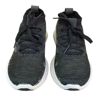 Adidas Pure Bounce Plus Men's Running Shoes Black/Green, Size US7.