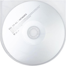 50PCS CD/DVD Inner Sleeves Transparent Plastic Sleeve 5IN-50pcs