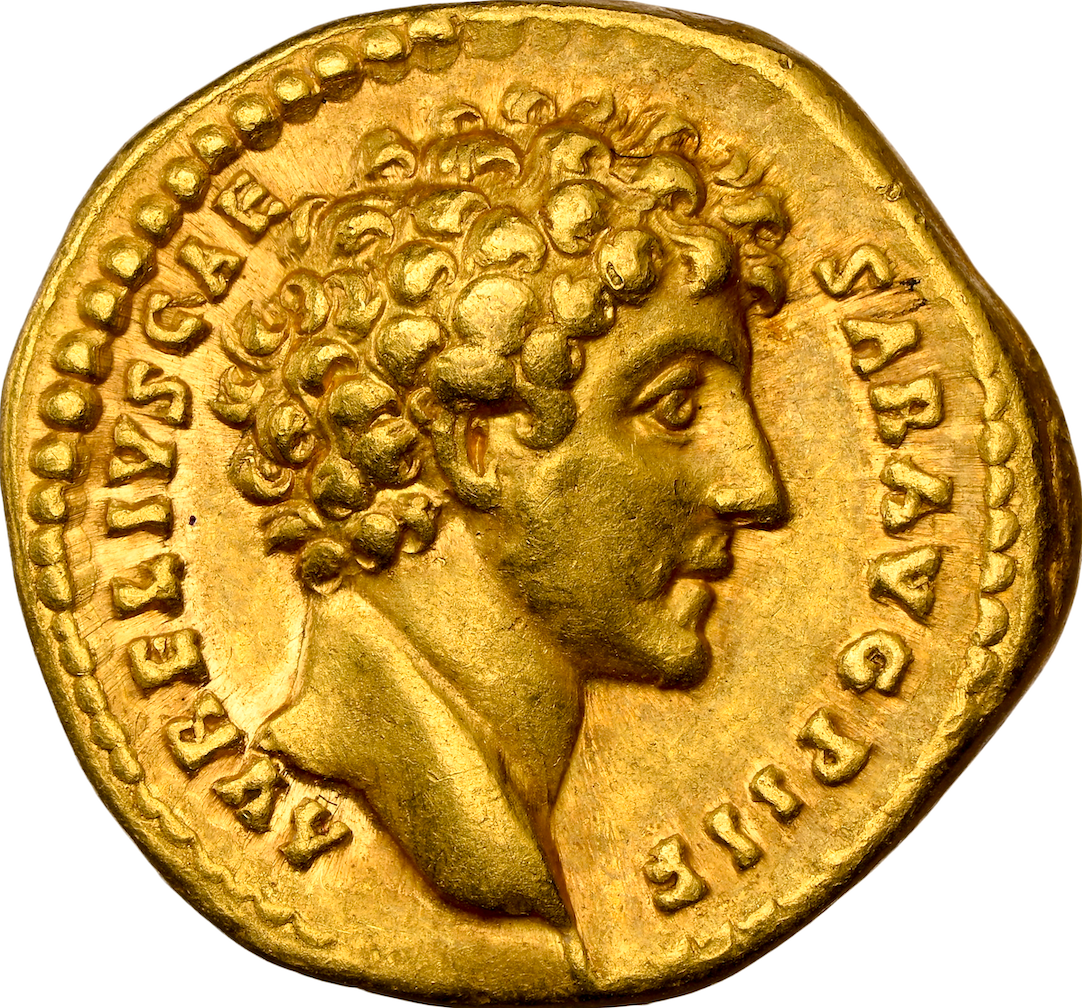 MARCUS AURELIUS ROMAN EMPIRE AUREUS 161AD NGC XF CAESAR ANCIENT