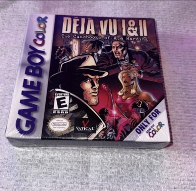 Déjà Vu I & II Nintendo GameBoy Color Game Boy New Factory Sealed With Hang Tab