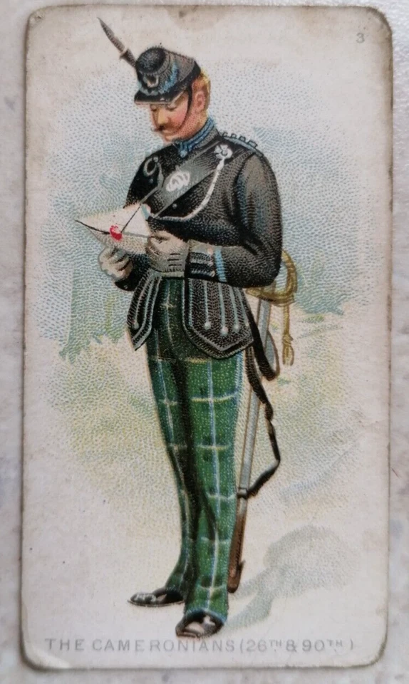 THE AMERICAN TOBACCO COMPANY Military Uniforms x12 Bengal Madras Lancers 1900 - Image 3 of 4