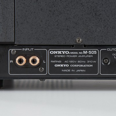 Onkyo M-505 Power Amplifier 100+ WPC into 8ohm FET 