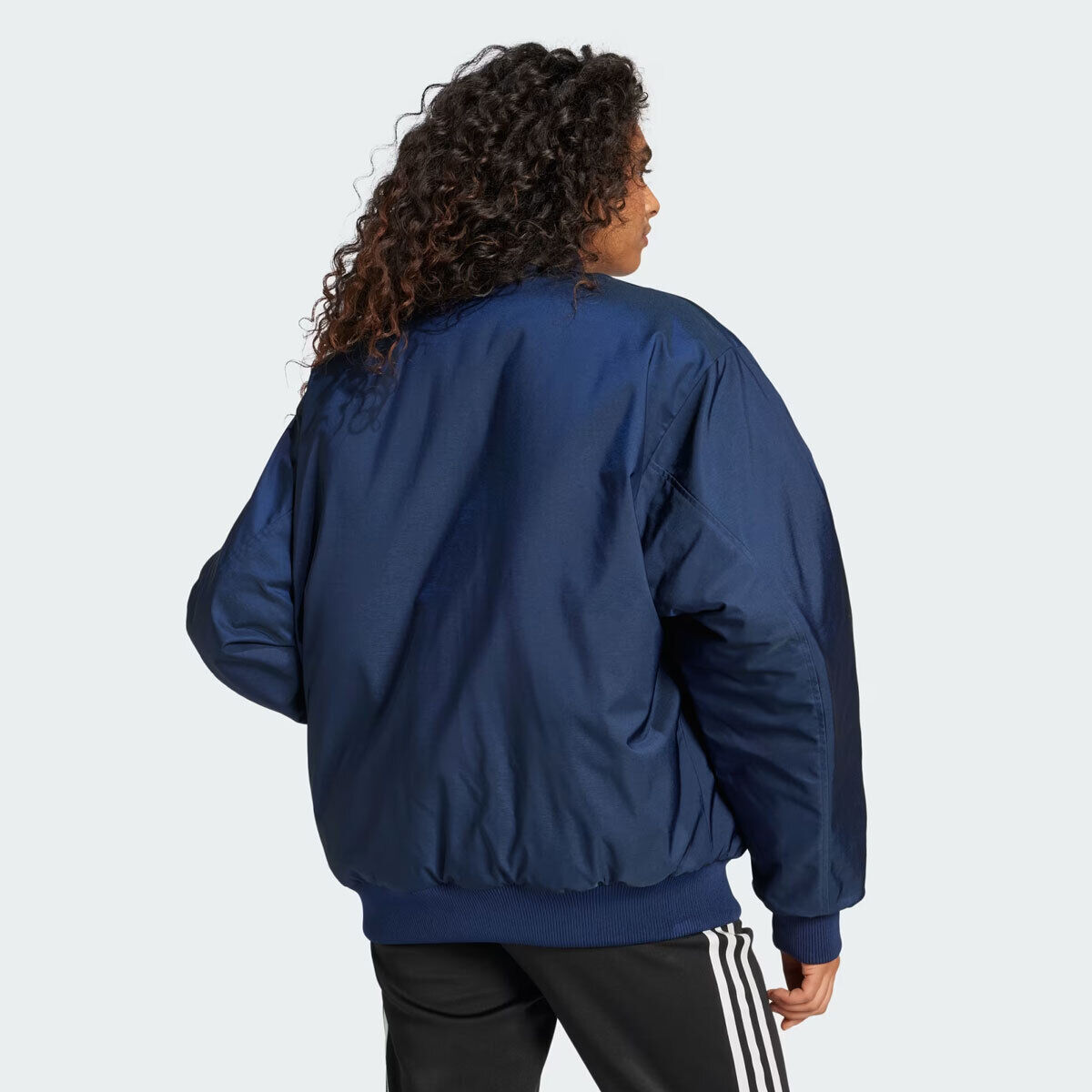 Adidas Originals Womens 70S REVERSIBLE OVERSIZED JACKET Adidas Originals Womens 70S REVERSIBLE OVERSIZED JACKET