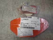 Stihl 4114 713 4500 Trimmer Guard Shield and 4112 716 2500 Clamp Assembly
