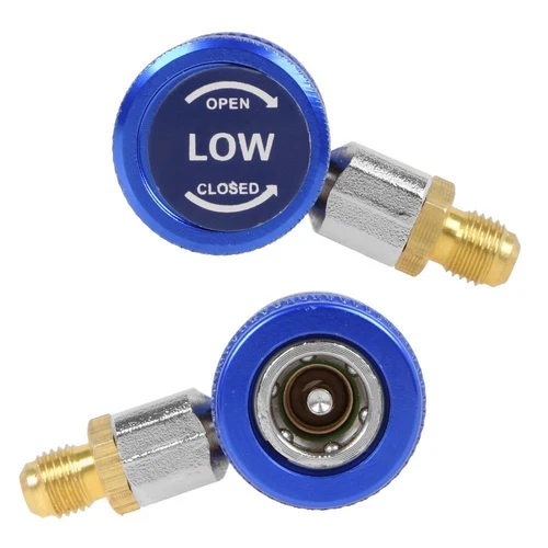 R1234yf Schnellwechsler Adapter Hoch-/Niederdruck A/C Kältemittel Krümmer Manometer - Bild 14 von 14