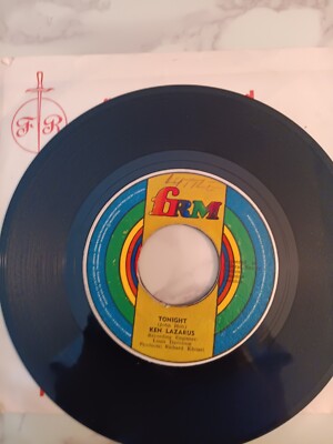 Ken Lazarus: Tonight--7 inch Vinyl Record-Used