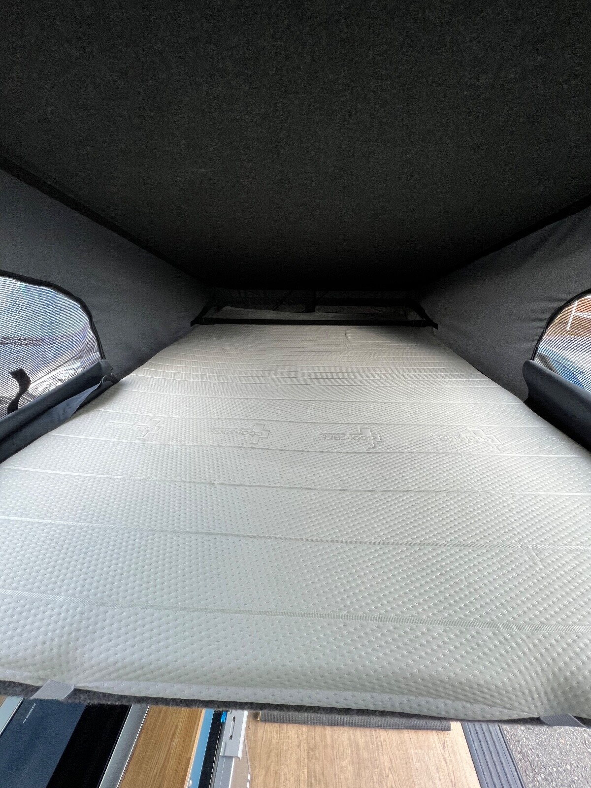 Campervan Pop Top Elevating Roof Bed Premium Memory Foam Topper