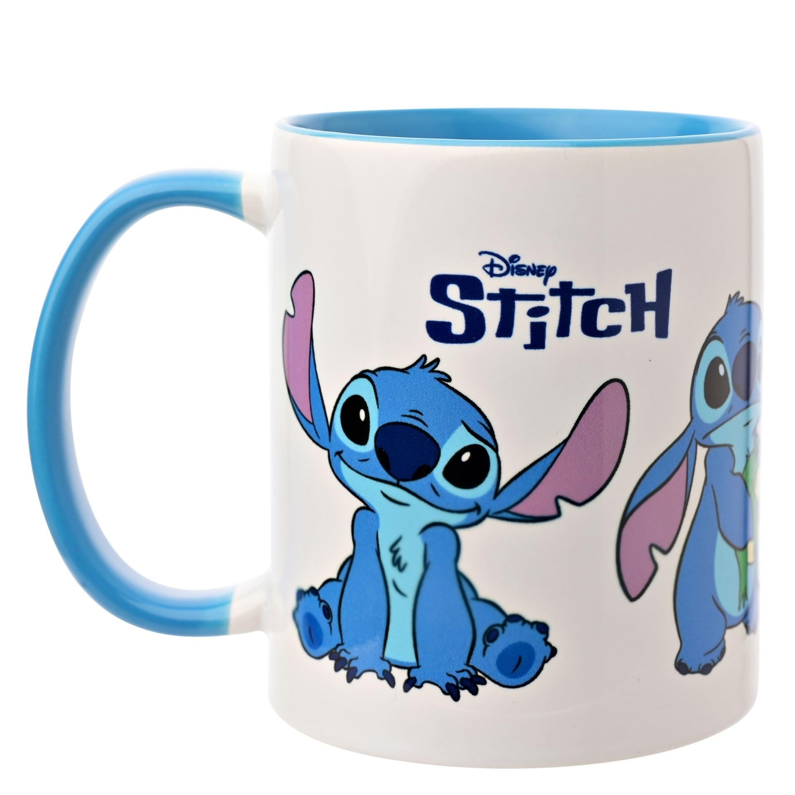 Widdop and Co. - Disney Lilo and Stitch - Stitch Mug - Blue/White Tea, Coffee