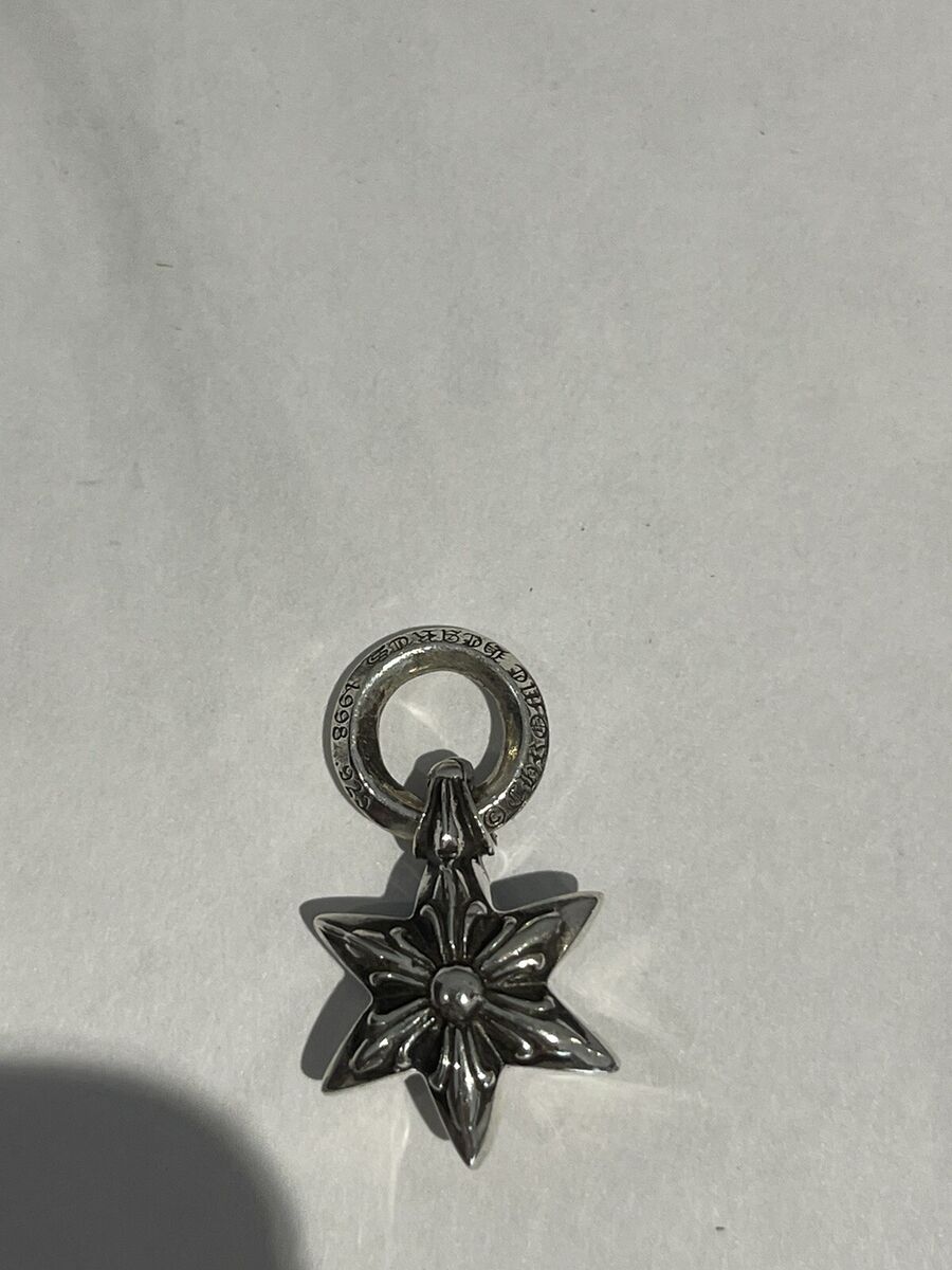 Chrome hearts 6 point star silver charm Pendant Brand New Chrome hearts 6 point star silver charm Pendant Brand New