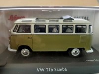 Schuco 450359200 - 1:43 Volkswagen T1B Samba, MangogrüN / Grau ** Neu & Ovp **