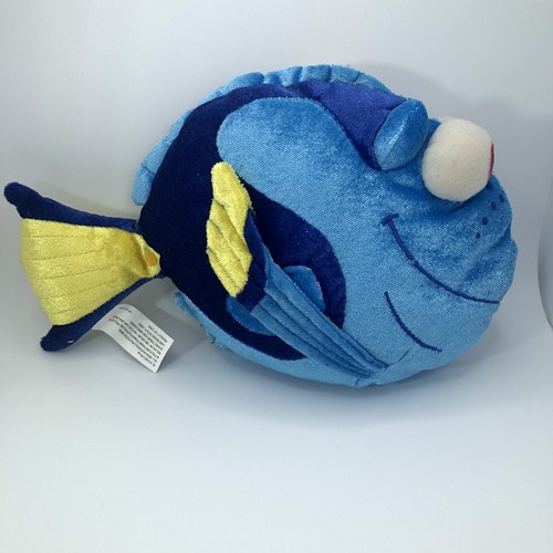 Auténtico animal de peluche Nemo Dory pez azul de peluche 9" de los parques Disney Buscando a Nemo Dory - Imagen 2 de 6