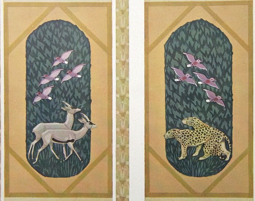 VARIETY OF BIRDS, LEOPARDS, GAZELLE, CROWS, ART DECO LIKE DEKORATIVE VORBILDER - Picture 7 of 10