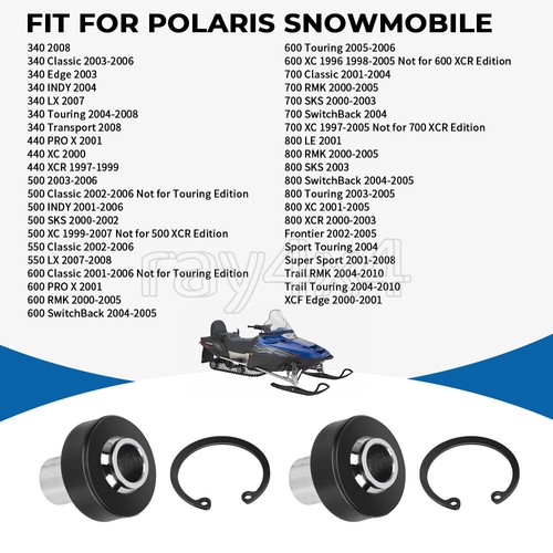 Trailing Arm Bearing Bushing Kit for Polaris RMK 600 700 800 Touring 340 600 800 - Picture 2 of 9