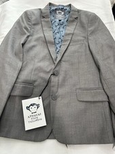 Appaman Fine Tailoring Boys Mist Grey Blazer Jacket Only Sz12