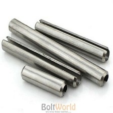 M5 / 5mm STAlNLESS STELL SLOTTED SPRING TENSION PINS SELLOCK ROLL PINS DIN 1481