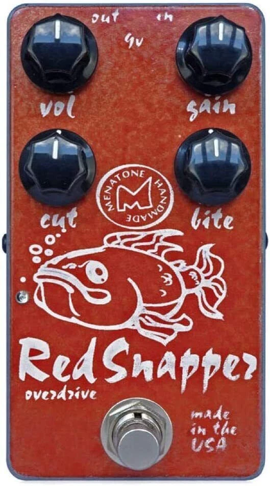Menatone Red Snapper 4 Knob Overdrive Guitar Effects Pedal