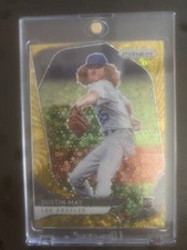 Dustin May RC SSP Gold Panini Prizm  /10, Gold Donut, Gold Circles, Pristine