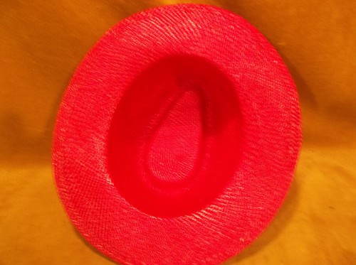 Woman's Woven Straw Pink Cowboy Hat - Picture 3 of 6