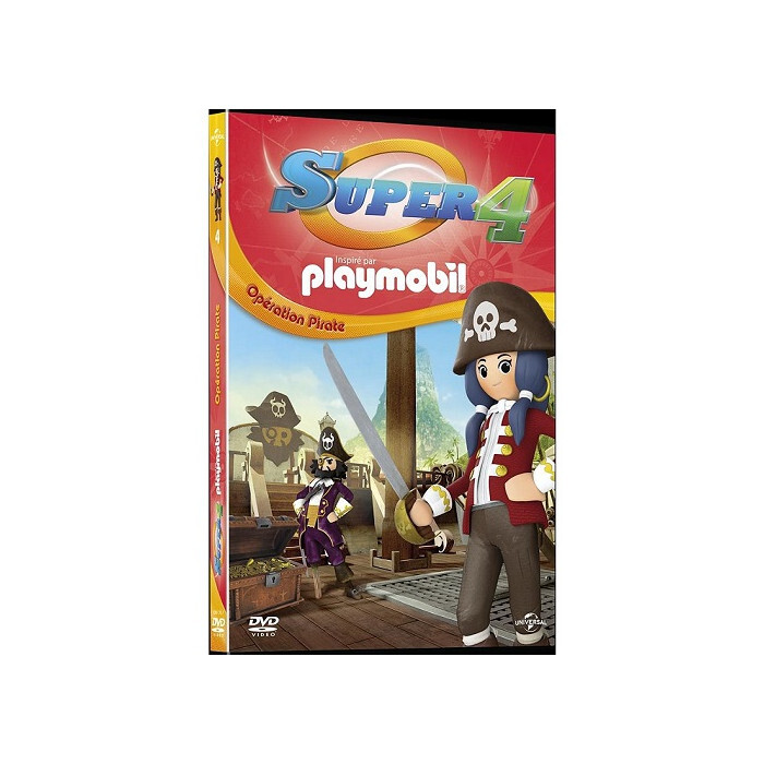 Super 4 (Ispirato Da Playmobil) 4 Operazione Pirata DVD NUOVO