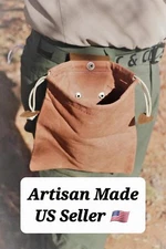  Canvas Drawstring Bag Trail Pouch Foraging Hiking Camping Walking Mushroom Hike